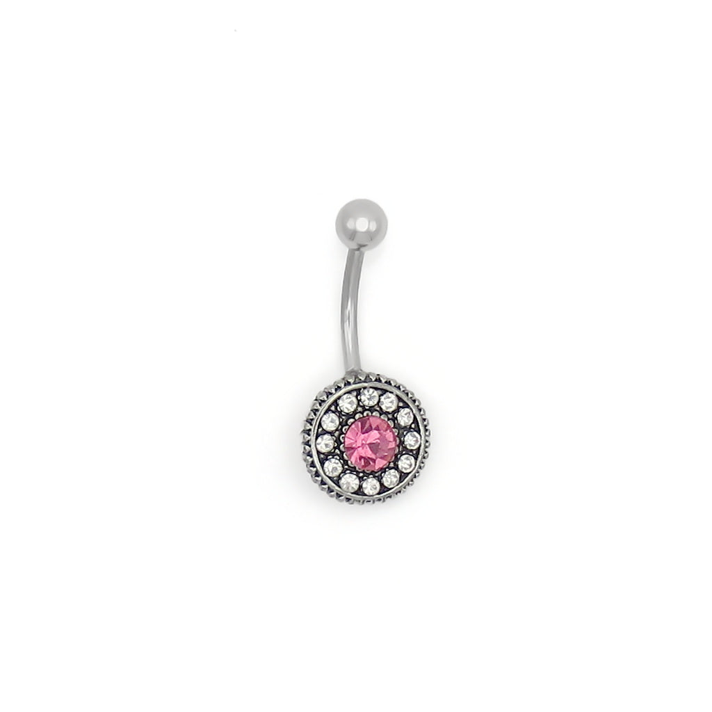 Gemstone Belly Button Rings-Belly Rings-4-Glitters