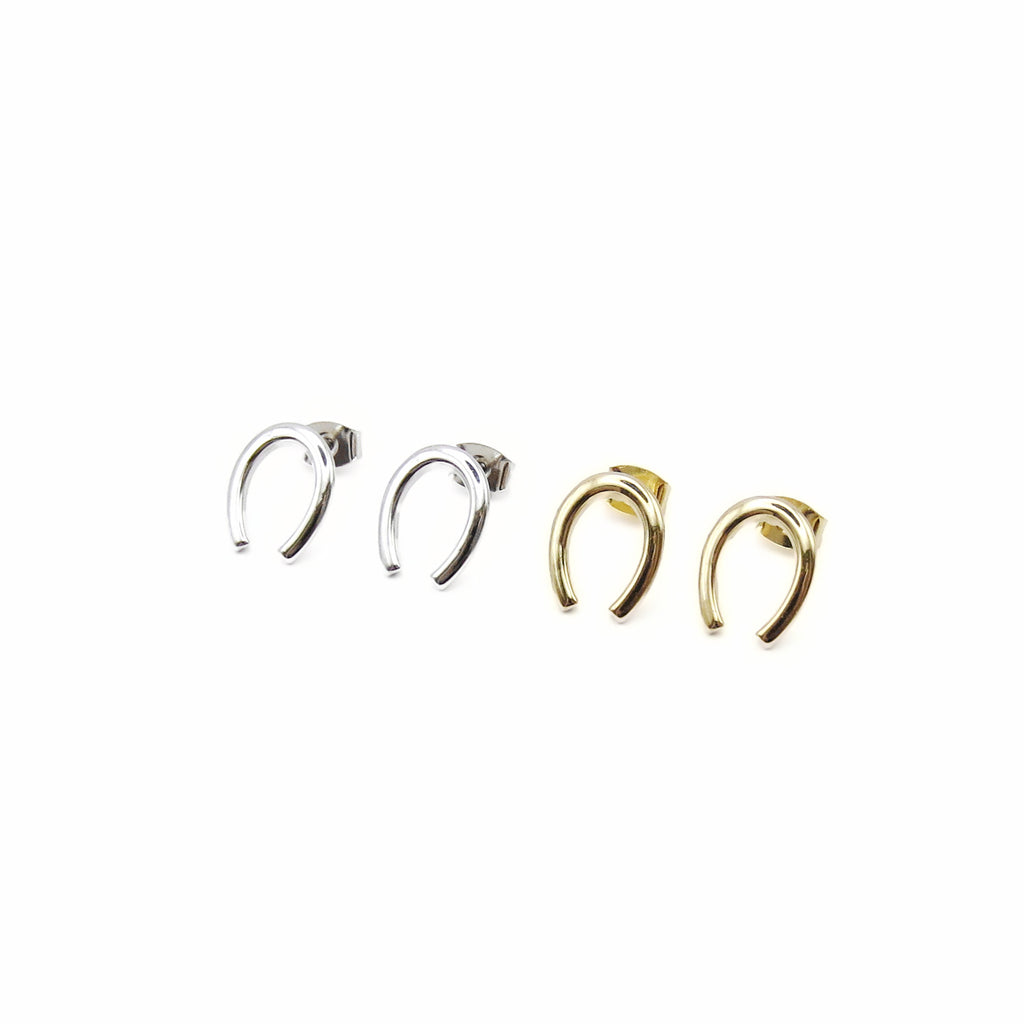 Horseshoe Stud Earrings