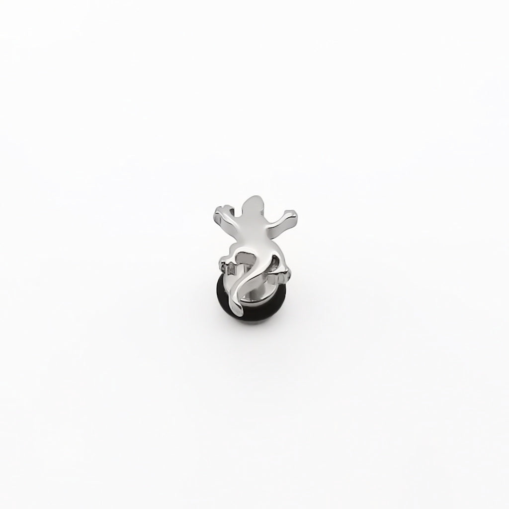 Stainless Steel Lizard Fake Plug Earring