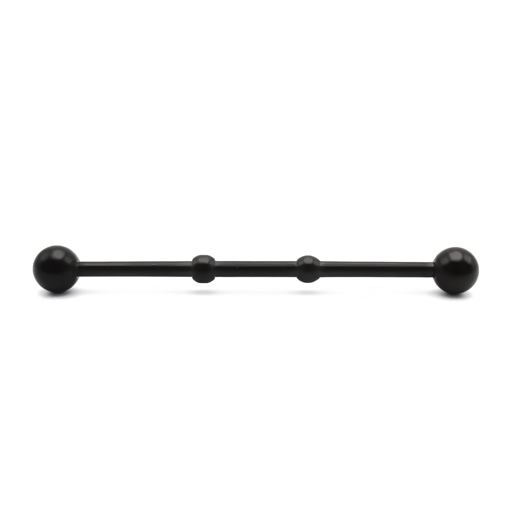 Two Notched Industrial Barbells-Industrial Barbells-3-Glitters
