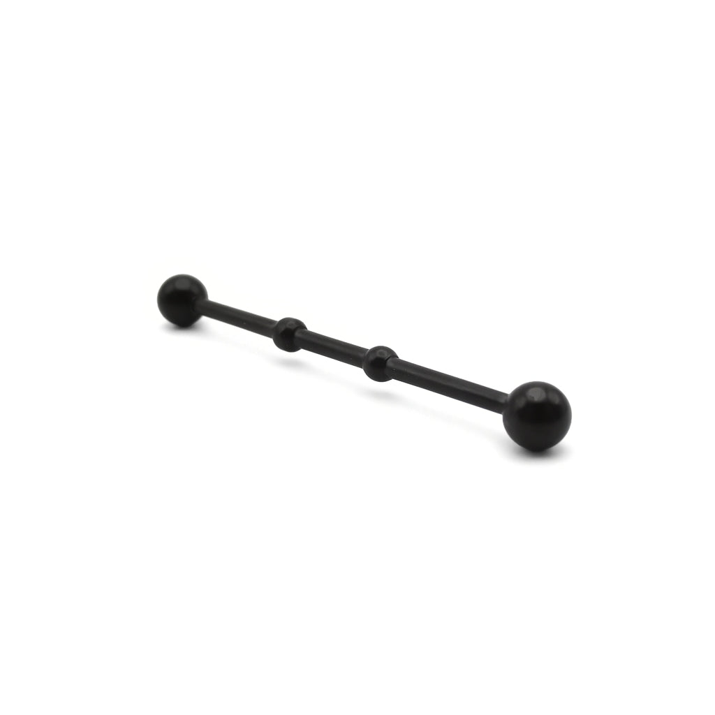 Two Notched Industrial Barbells-Industrial Barbells-1-Glitters