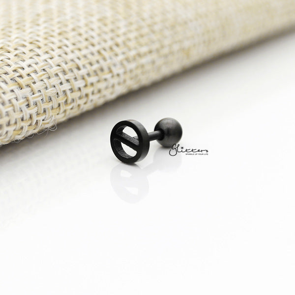 316L Surgical Steel Circle Barbell for Tragus, Cartilage, Conch, Helix Piercing and More-Body Piercing Jewellery, Cartilage, Conch Earrings, Helix Earrings, Jewellery, Lobe piercing, Tragus-FP0019-26K_600-Glitters