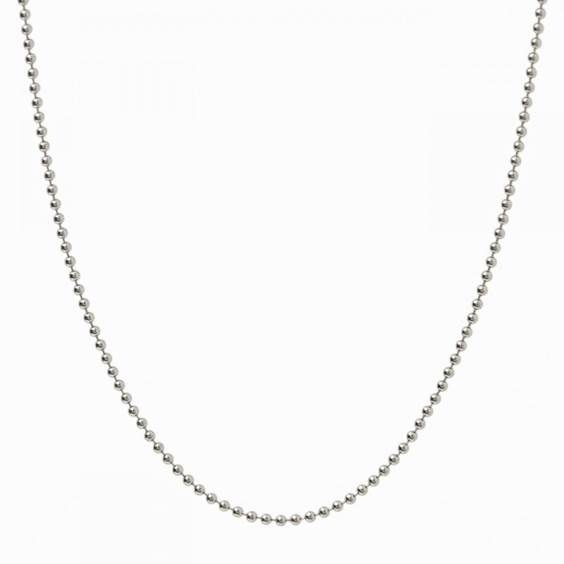 Stainless Steel Ball Chain - Silver | Gold | Black-Jewellery, Necklaces, Pendant Chain, Stainless Steel, Stainless Steel Chain-SP01-S1-Glitters