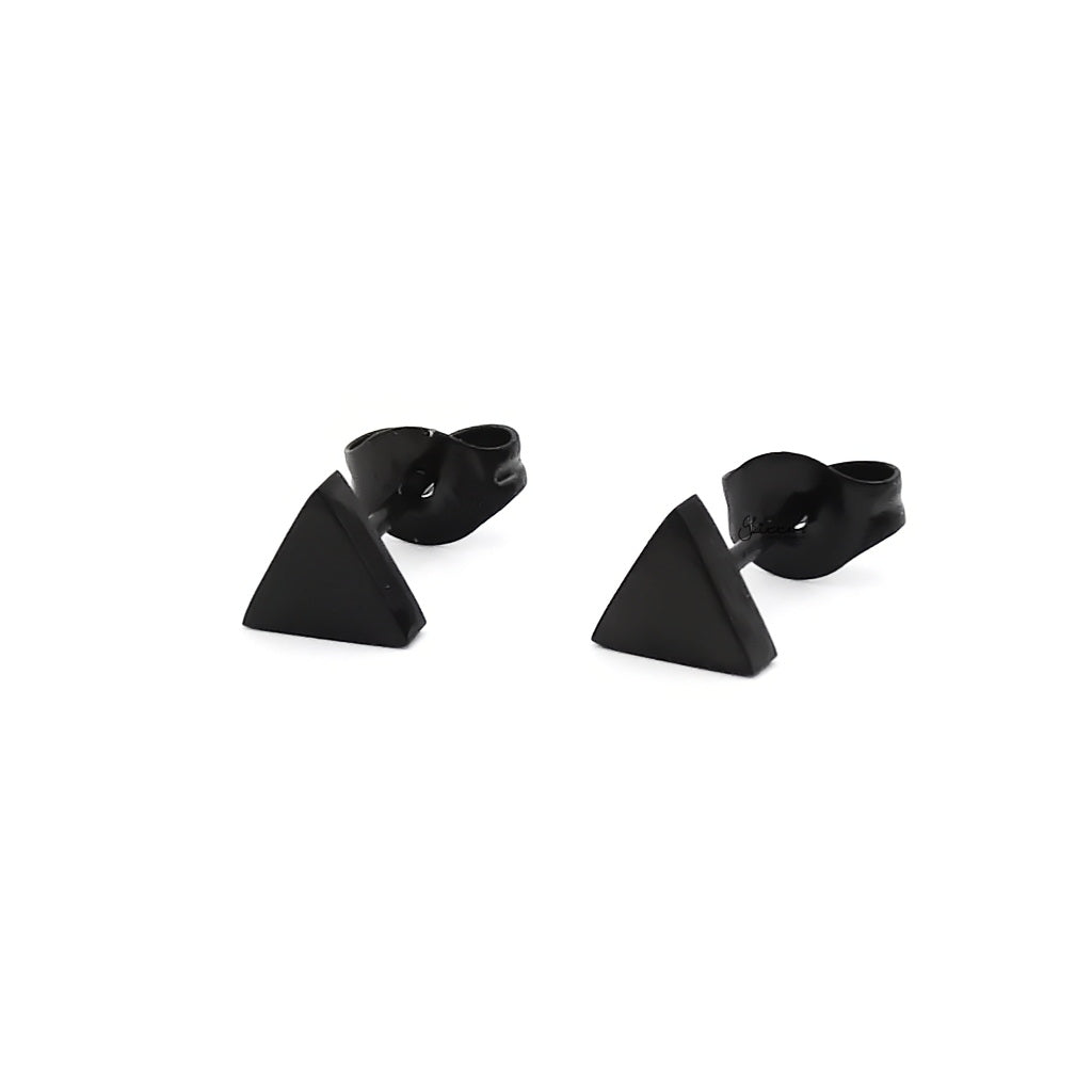 Stainless Steel Triangle Stud Earrings