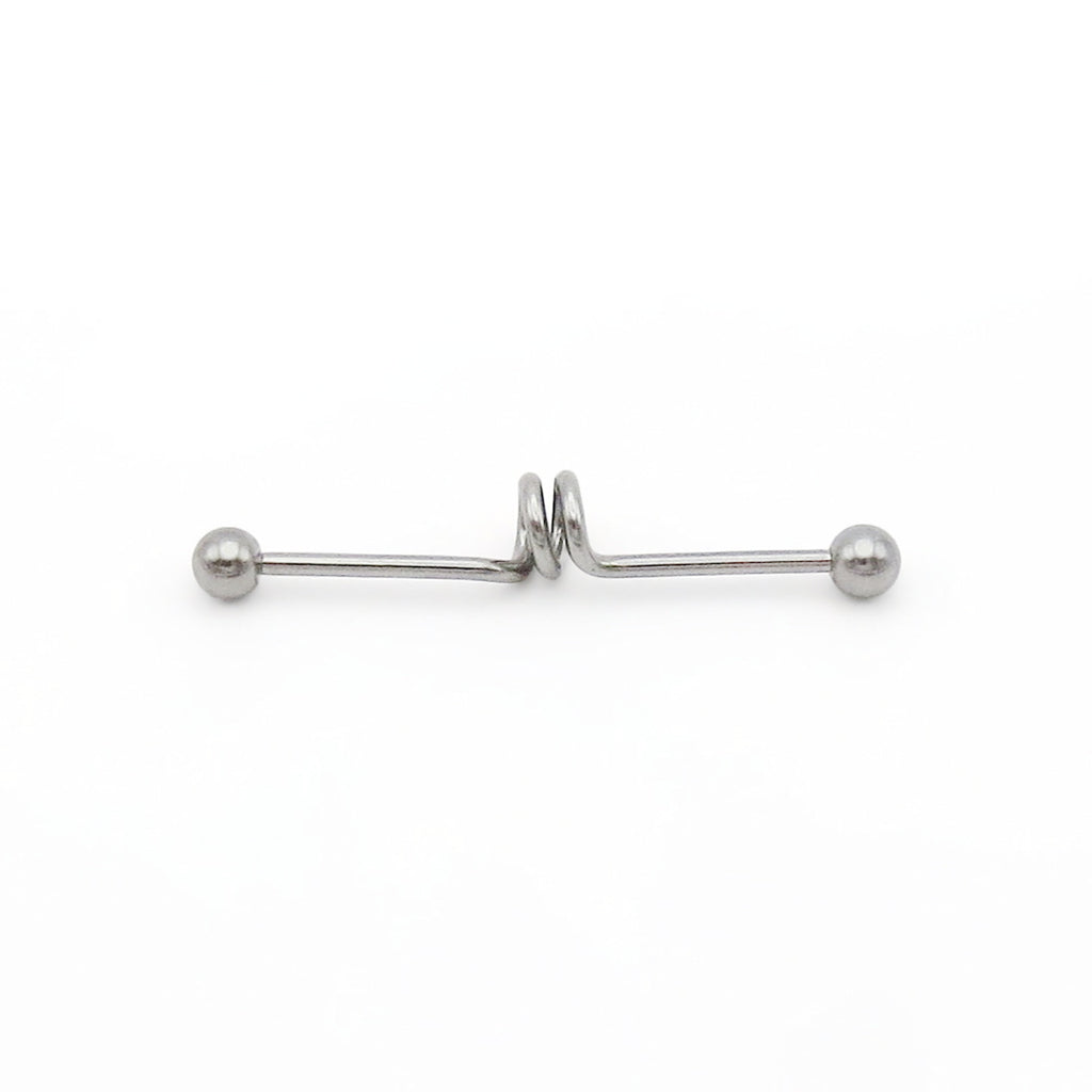 316L Surgical Steel Double Loop Industrial Barbell