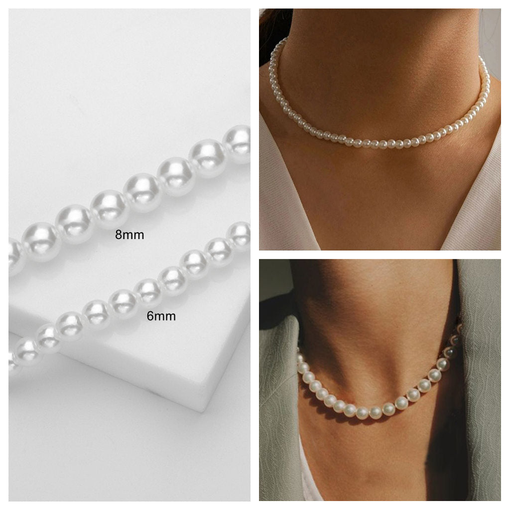 Pearls Chain Necklaces-Necklaces-3-Glitters