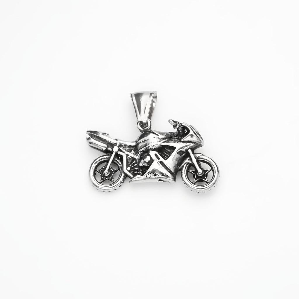 Stainless Steel Motorcycle Pendant-Pendants-2-Glitters