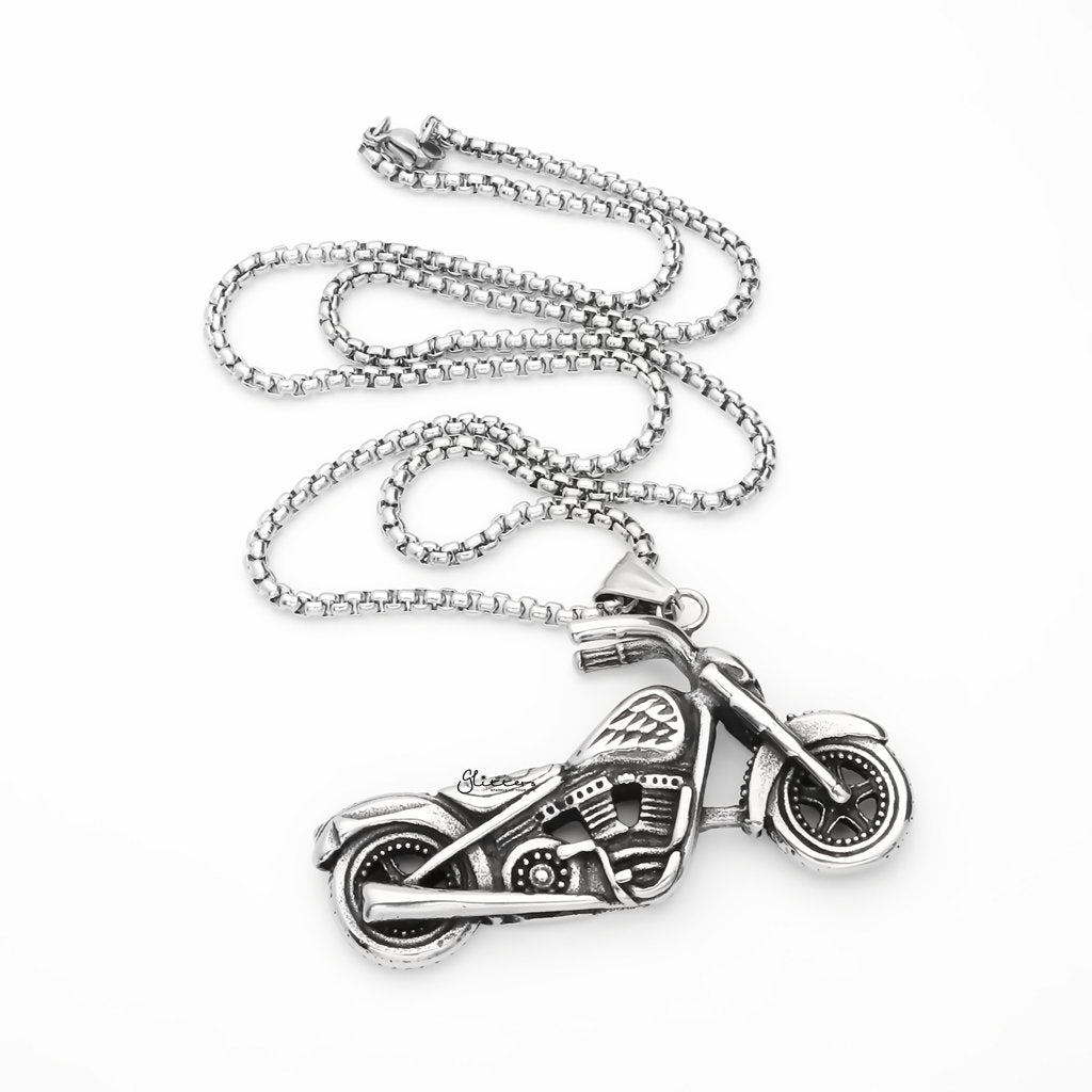 Stainless Steel Classic Motorcycle Pendant-Pendants-5-Glitters