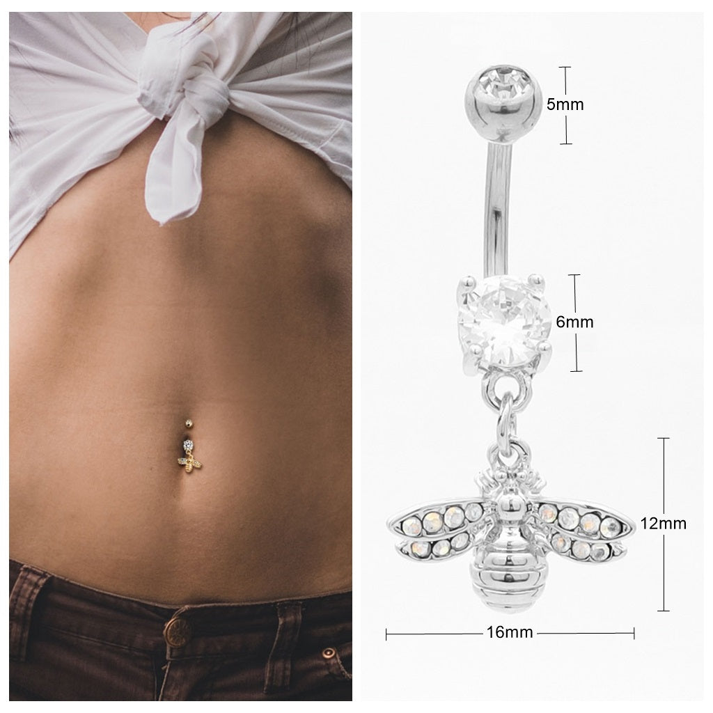 Kakonia 14G Belly Button Bars Dangly with Opal Feather Sun Moon Star for Women Belly Rings Navel Rings 316L Surgical Steel Belly Navel Pierc Kakonia Belly Bar for Women Men 14G Stainless Steel Assorted