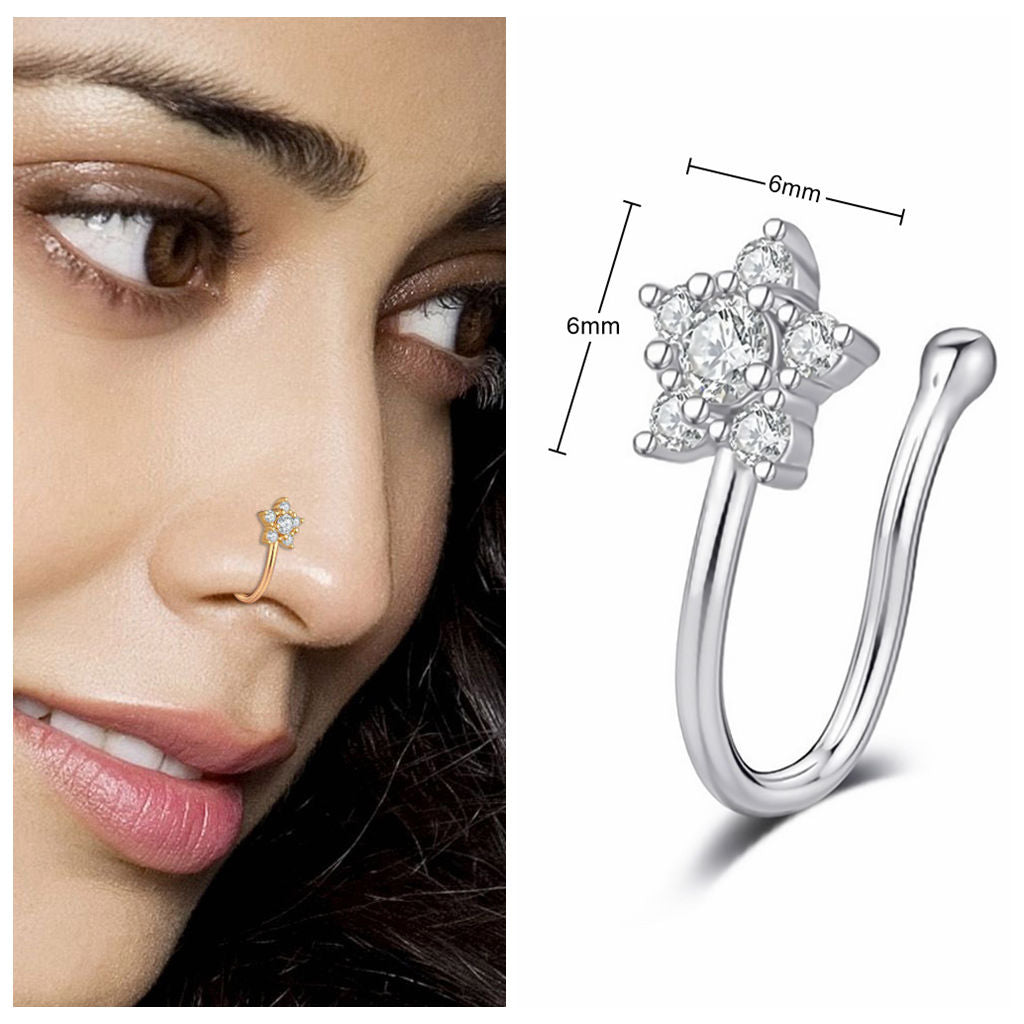 Nose ring on sale without piercing