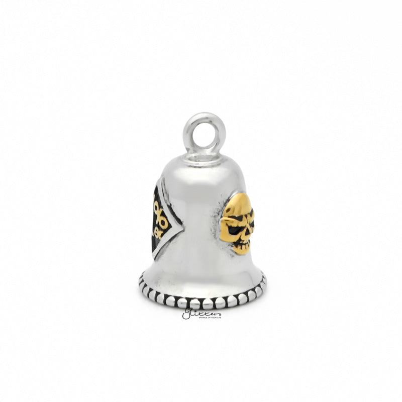 1% ER Stainless Steel Bell Pendant - Gold-Jewellery, Men's Jewellery, Men's Necklace, Necklaces, Pendants, Stainless Steel, Stainless Steel Pendant-sp0292-g3_1-Glitters