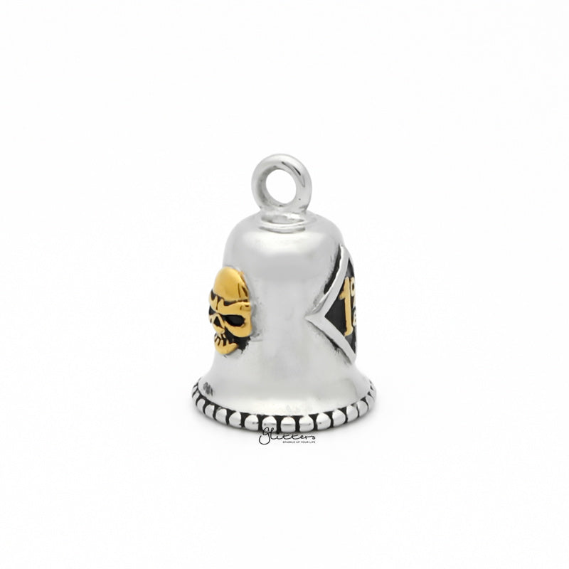 1% ER Stainless Steel Bell Pendant - Gold-Jewellery, Men's Jewellery, Men's Necklace, Necklaces, Pendants, Stainless Steel, Stainless Steel Pendant-sp0292-g4_1-Glitters