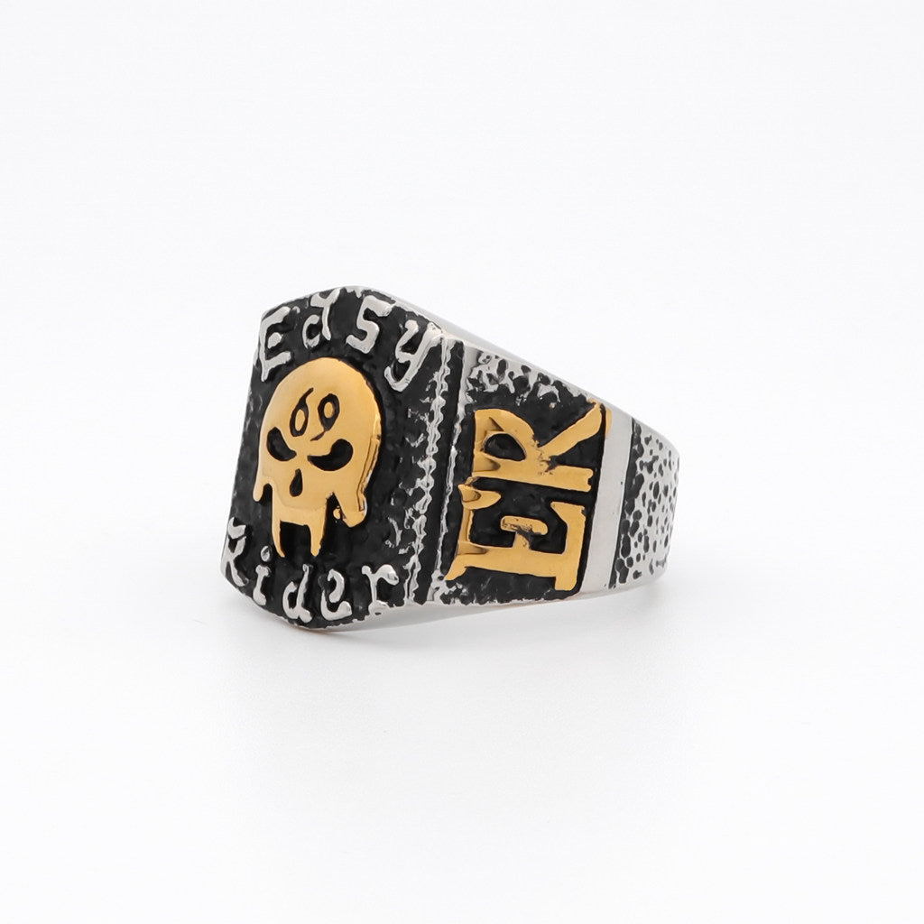 Stainless Steel Skull Ring-Jewellery, Men's Jewellery, Men's Rings, New, Rings, Stainless Steel, Stainless Steel Rings-sr0225-3_1-Glitters